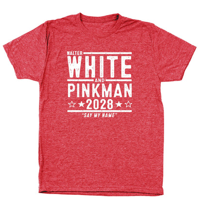 White And Pinkman 2028 Election - Donkey Tees T-shirt