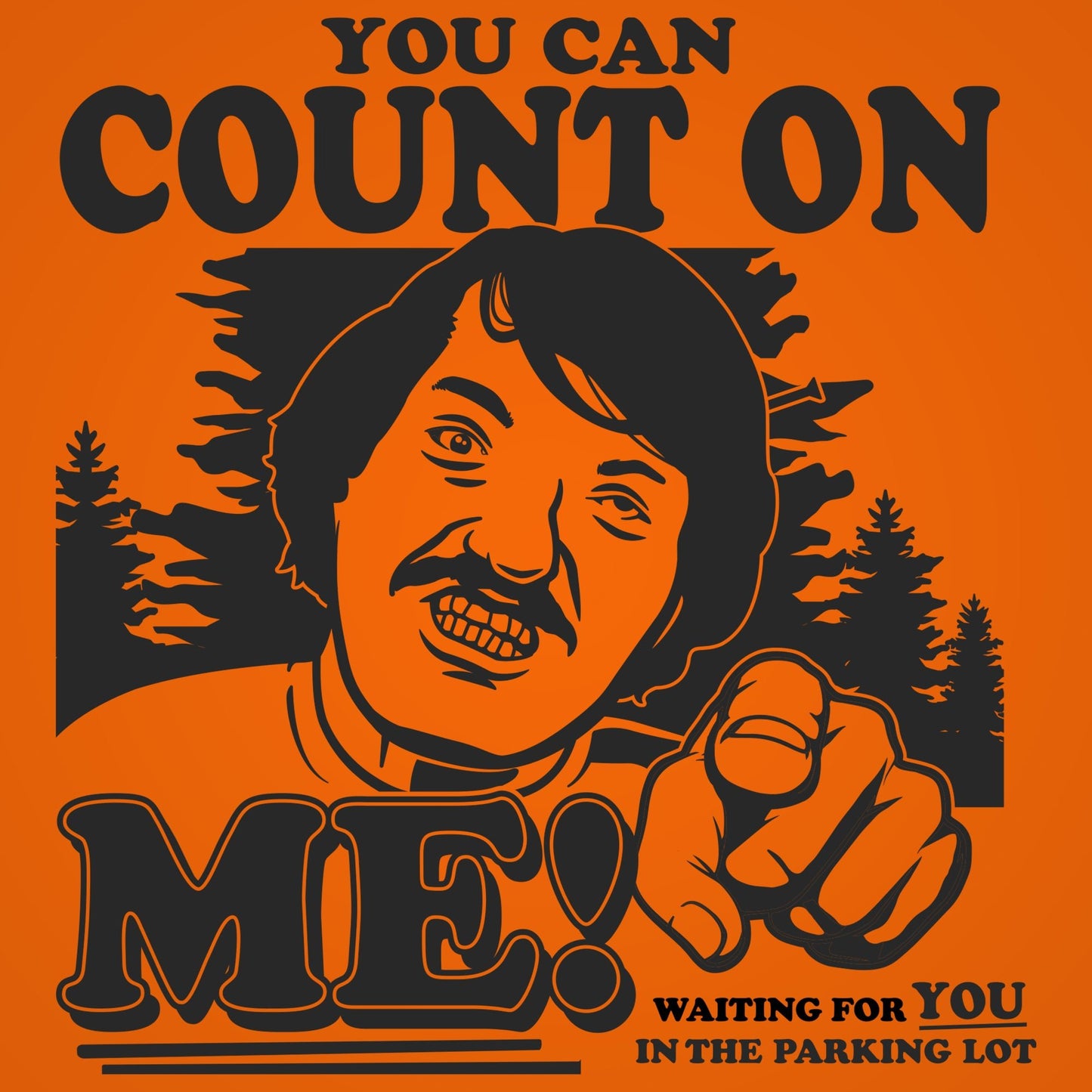 You Can Count On Me Parking Lot - Donkey Tees T-shirt