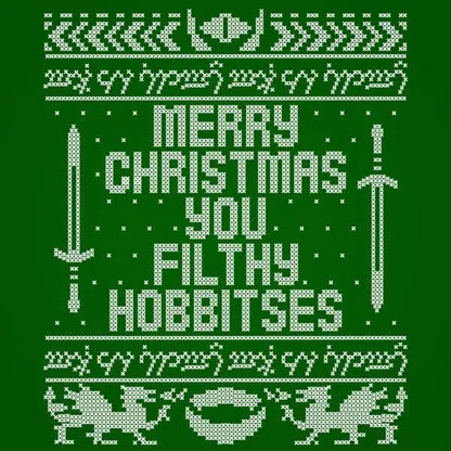 You Filthy Hobbitses Merry Christmas - Donkey Tees T-shirt