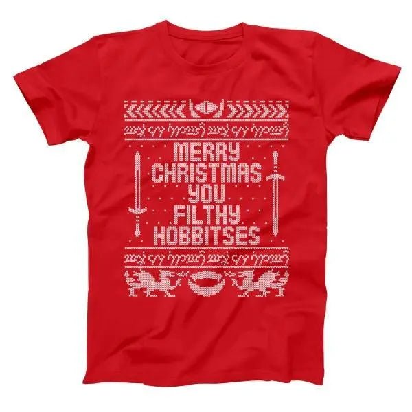 You Filthy Hobbitses Merry Christmas - Donkey Tees T-shirt