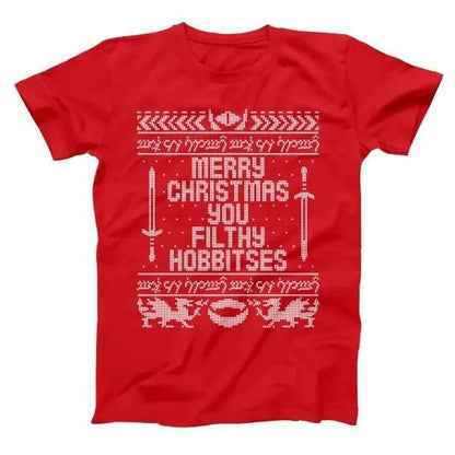 You Filthy Hobbitses Merry Christmas - Donkey Tees T-shirt