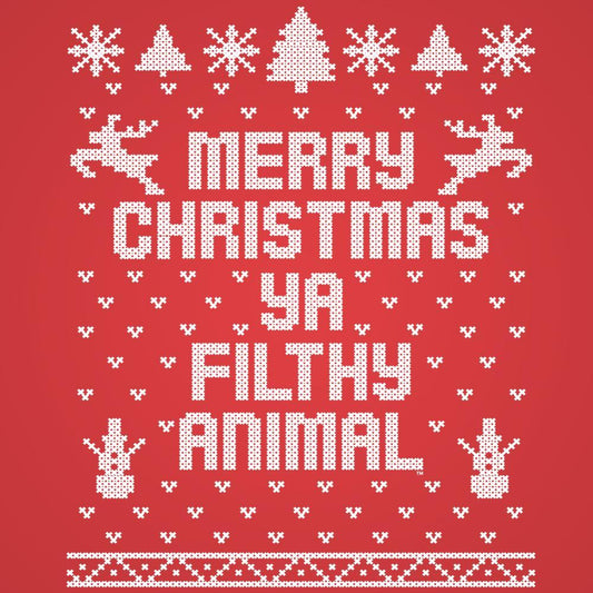 Merry Christmas Ya Filthy Animal - DonkeyTees