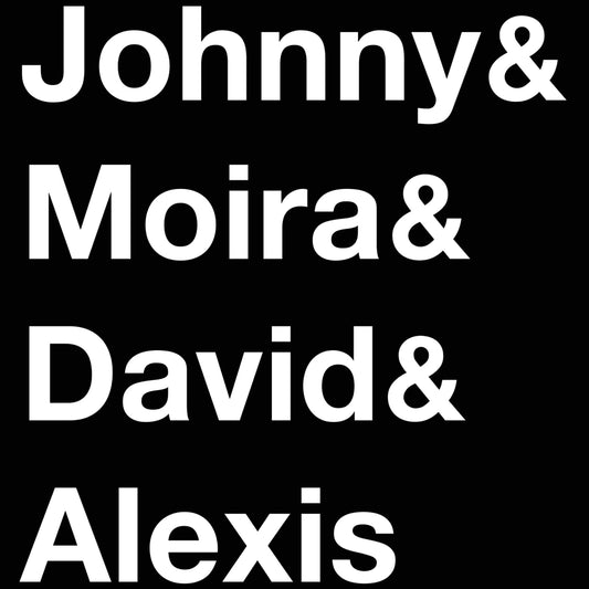 Johnny & Moira & David & Alexis Tshirt - Donkey Tees